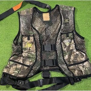 Tree Stand Safety Harness Camo Hunting Vest L/XL Hunter Safety System RealTree
